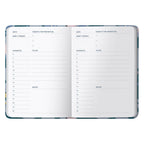 A6 Undated Planner Diary - Pine Marble - Day A Page Layout