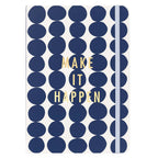 Undated Weekly Planner, Notes & To Dos - Navy Spot Cover