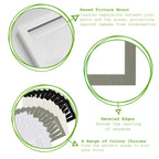 A4 Frame Picture Mount - for A5 (6" x 8") Image - By Nicola Spring: White - All Good Things