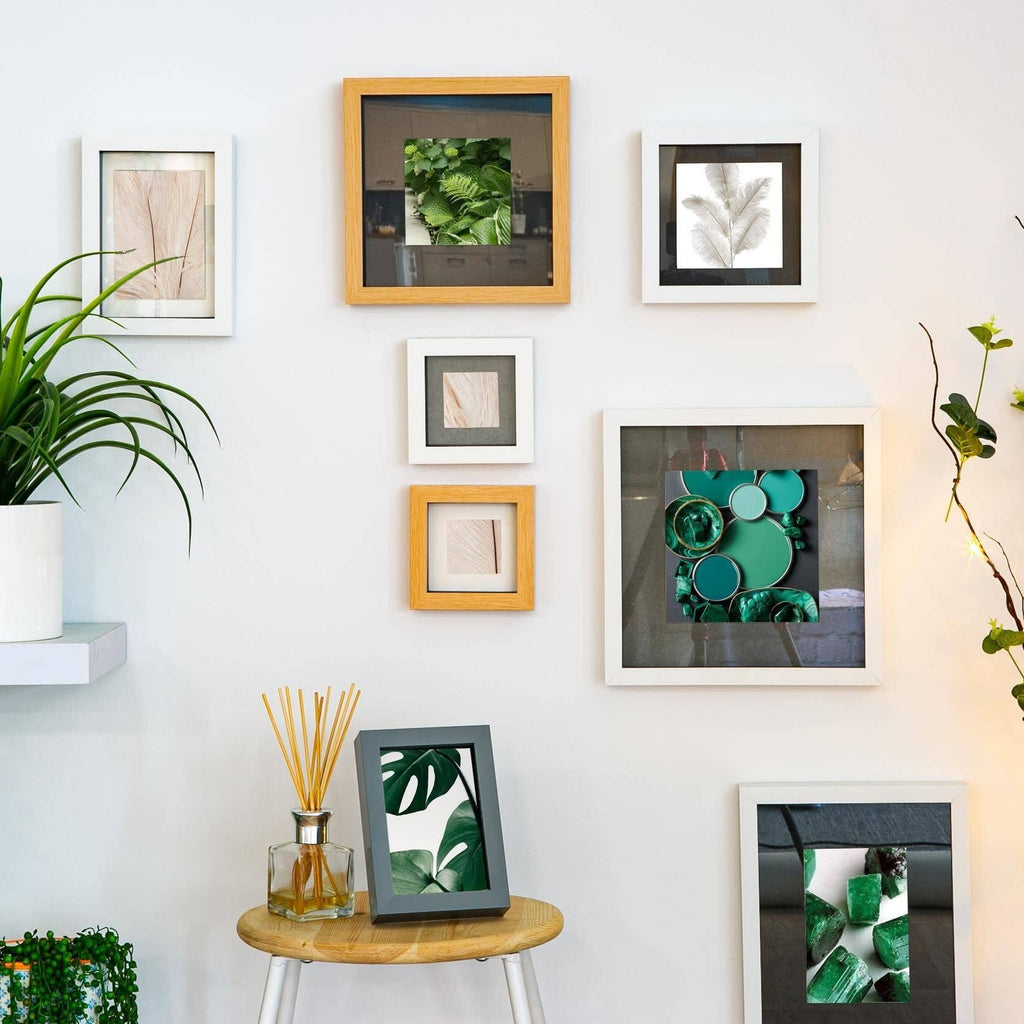 A4 Frame Picture Mount - for A5 (6" x 8") Image - By Nicola Spring: White - All Good Things