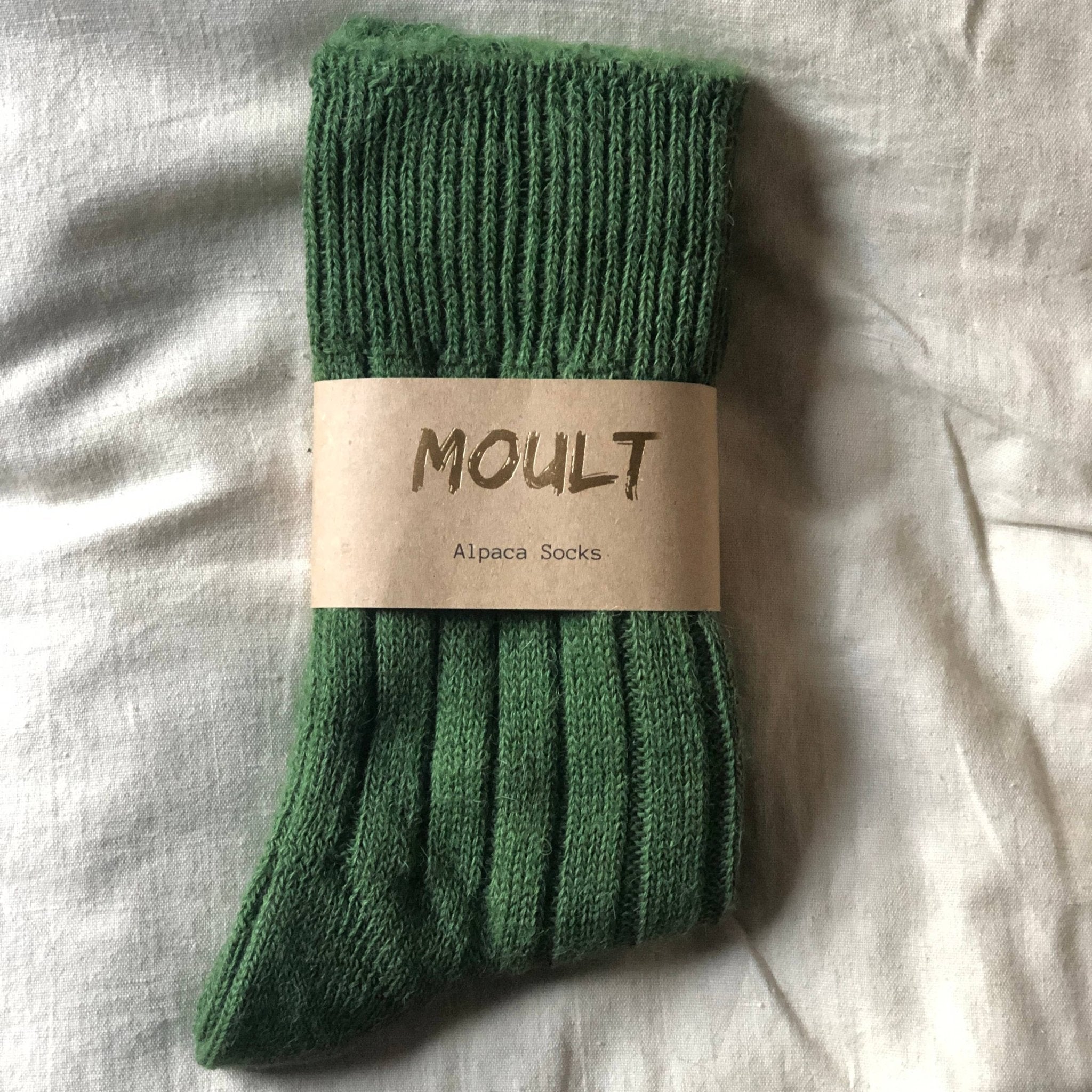Alpaca Socks - Forest Green - All Good Things