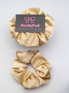 Antique Gold Satin Scrunchie - All Good Things