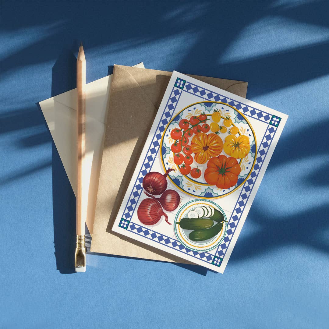 Tablescape - Vegetables | Everyday greetings card