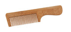Bamboo wooden comb with handle – plastic-free spa gift - All Good Things