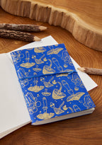 Mushroom Print Lokta Paper Notebook A6