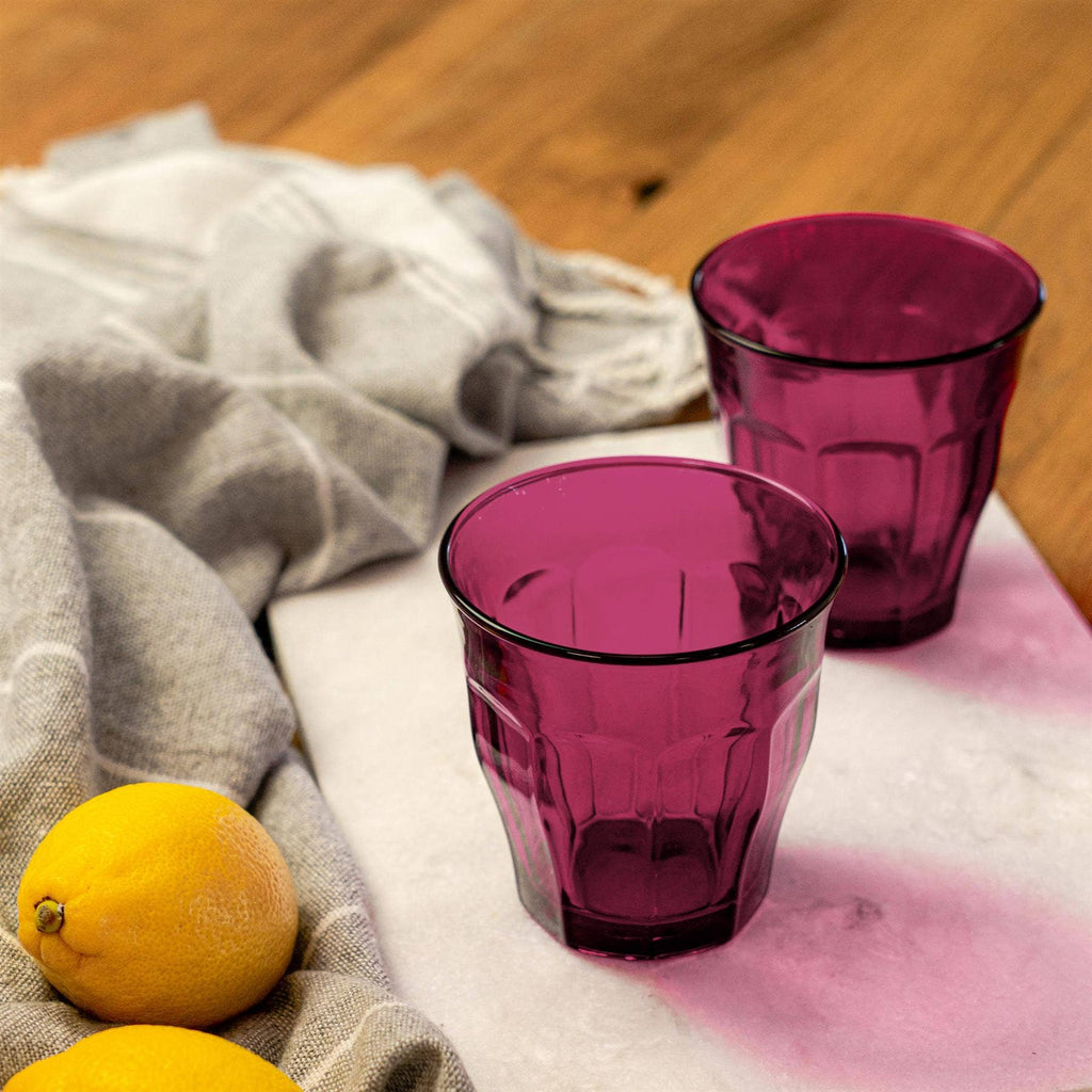 Pink Picardie Glass Tumbler (250ml)