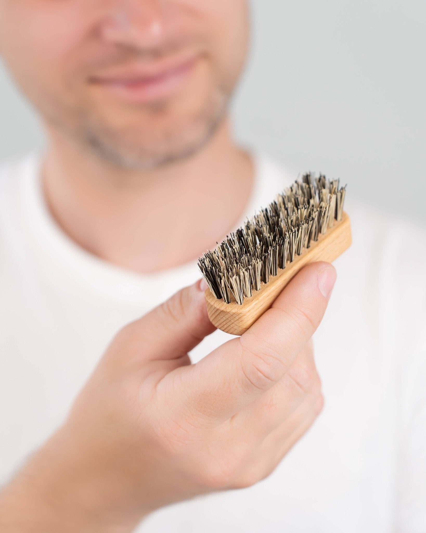 Beard Brush, vegan halal, Apothecary, Gift for Man - All Good Things