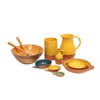 Sintra Glazed Terracotta Wine Cooler - Ochre: Yellow