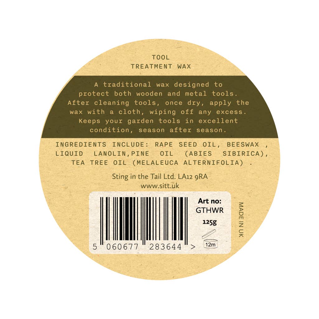 Gardener's Tool Treatment Wax 125g