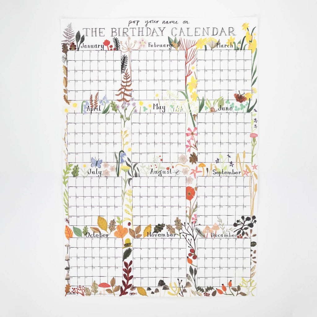 Birthday Calendar - All Good Things