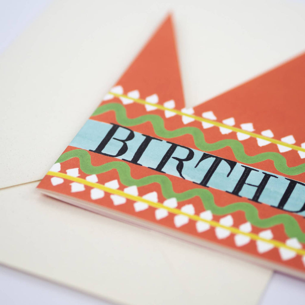 Birthday King Party Hat Card - All Good Things