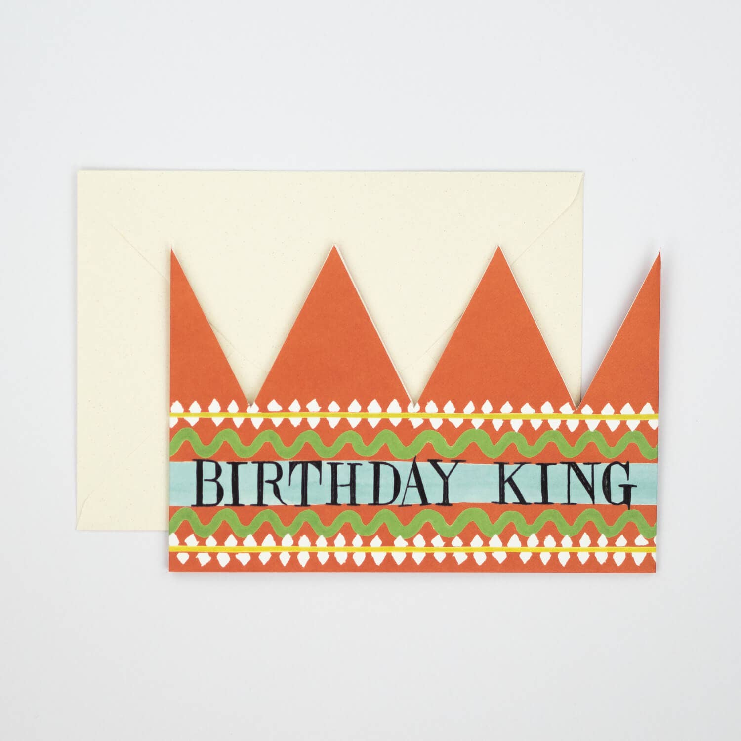 Birthday King Party Hat Card - All Good Things