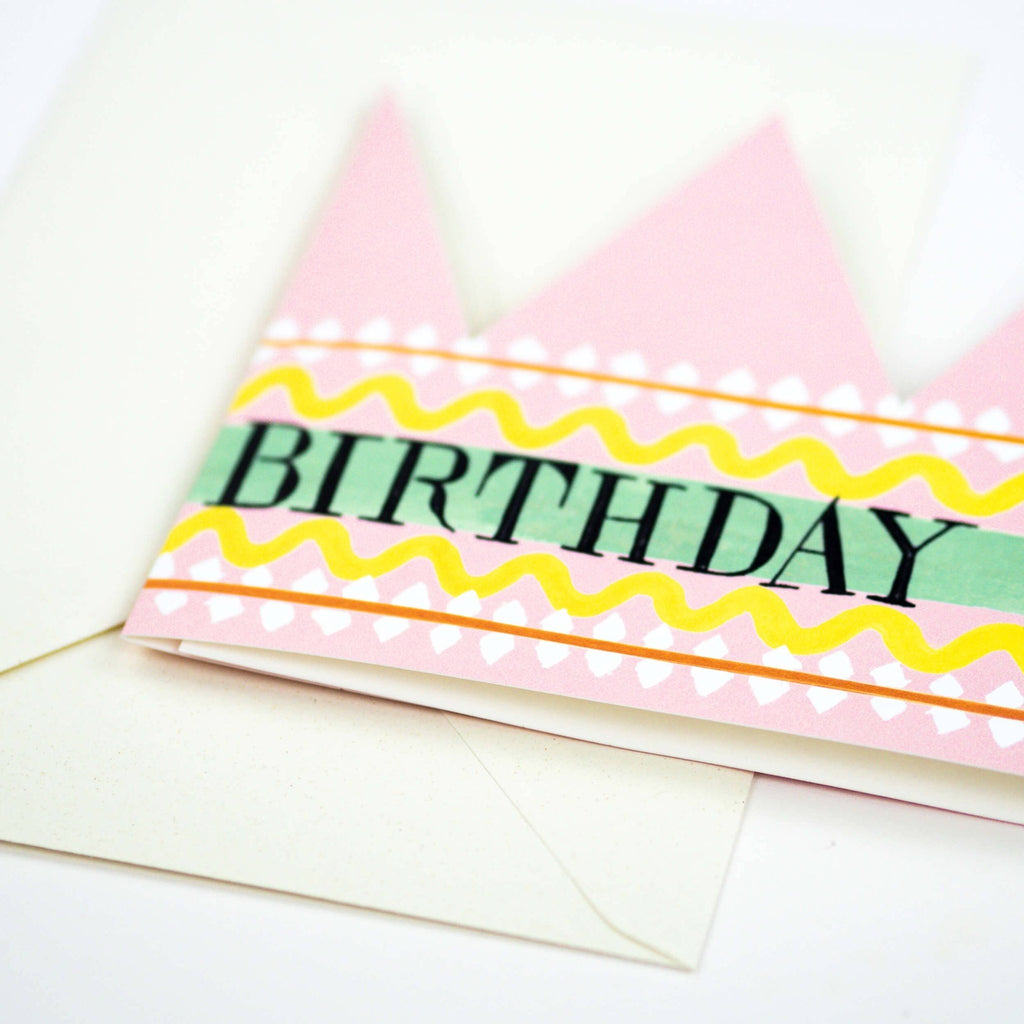Birthday Queen Party Hat Card - All Good Things
