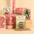 Birthday Teapot | Birthday card | Folk, tea - All Good Things