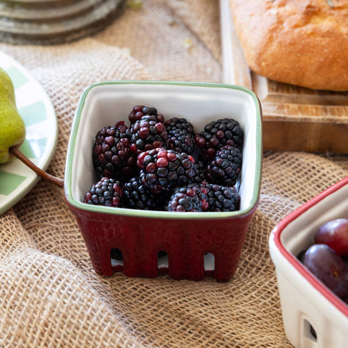 Blackberry Ceramic Punnet - 10.5cm | Kitchen Gifts | - All Good Things
