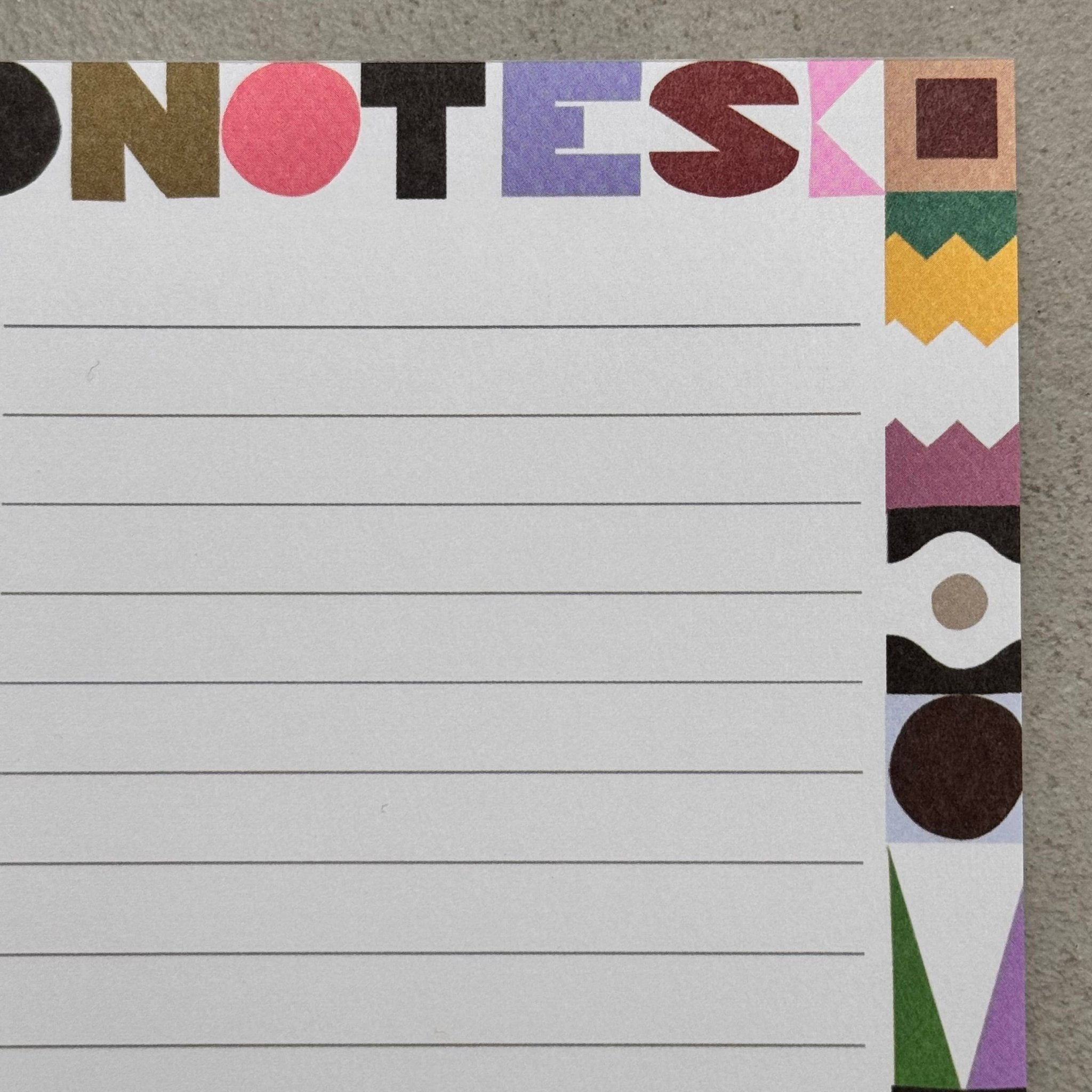 Border Illustrated Pattern Lined To - Do List Notepad PD - 002 - All Good Things