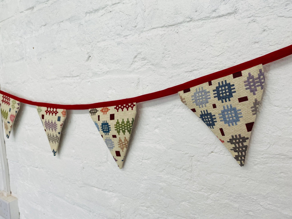 Bunting - Welsh Blanket style bunting: 7 Flag - All Good Things