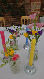 Burgundy 8 inch Dinner Candles x 20 - All Good Things