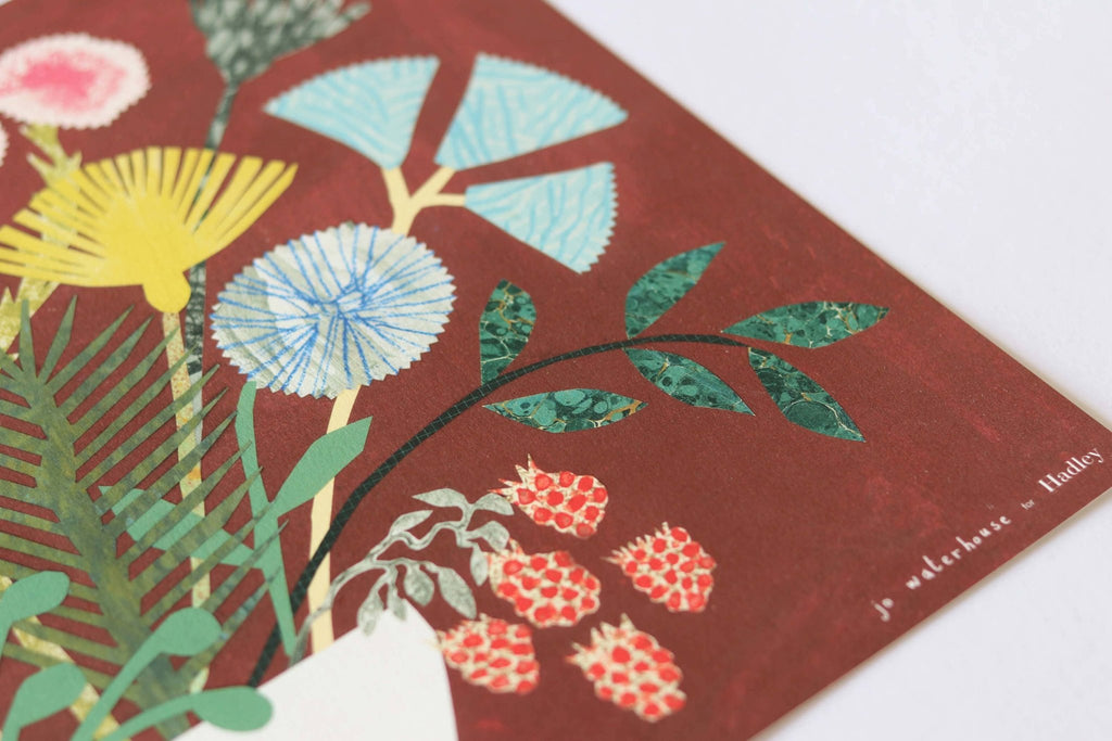 Burgundy Bouquet Print - All Good Things