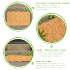 Natural Coir Knotted Door Mat