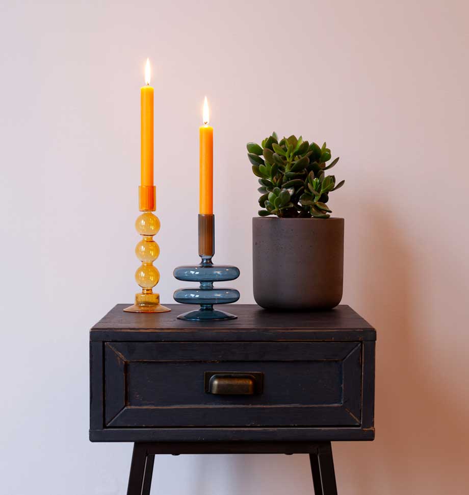 Mango 8 inch Dinner Candles x 20