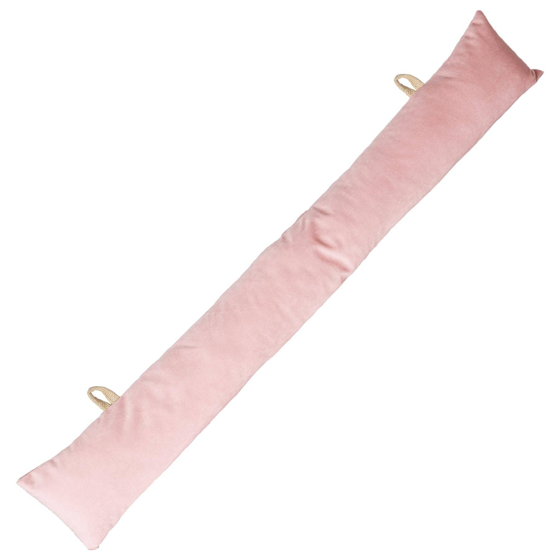 Velvet Draught Excluder -  Yellow