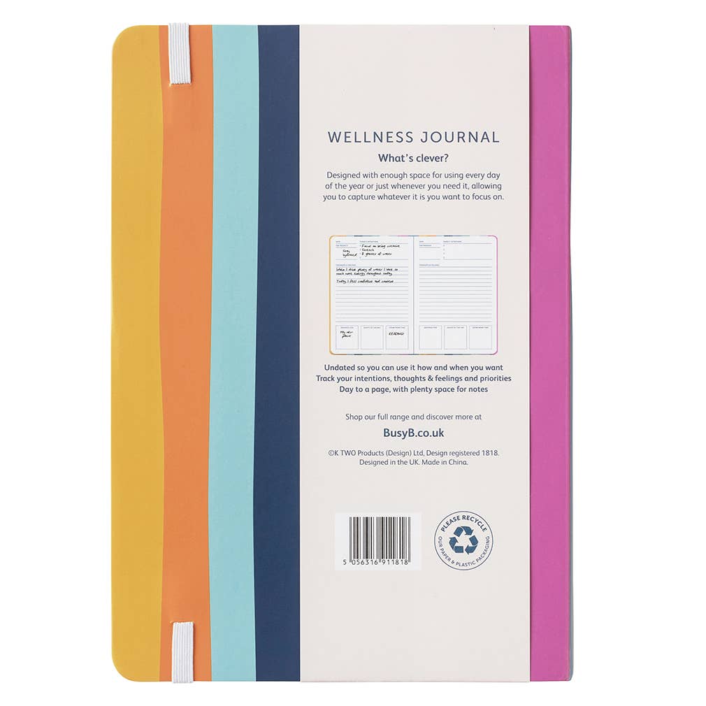 Wellness Journal, Self Care, Undated, Daily Thoughts & Notes