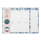 Weekly Planner Pad, Week To View, Organiser, Marble Design