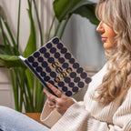 Undated Weekly Planner, Notes & To Dos - Navy Spot Cover