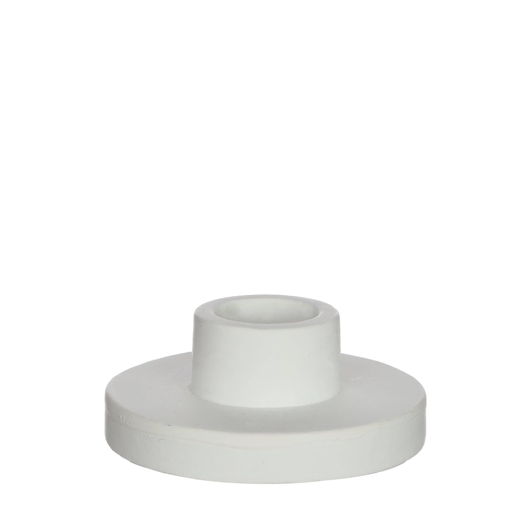 Candle holder h.3 Ø7 cm white - All Good Things