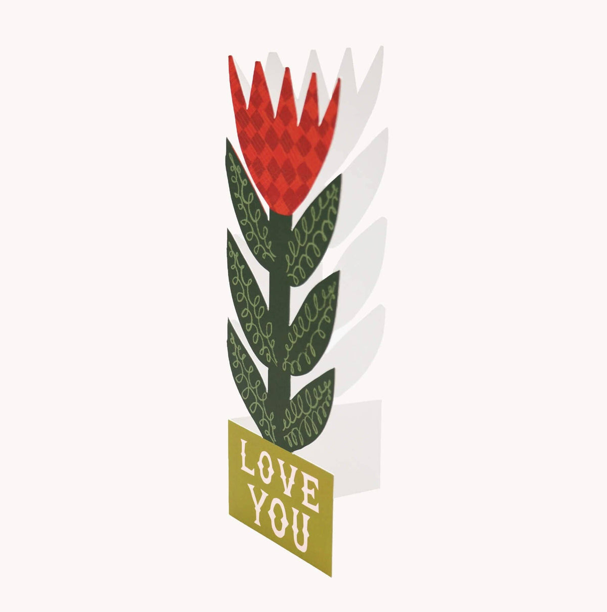 Checkerboard Lily, Love You Card - All Good Things