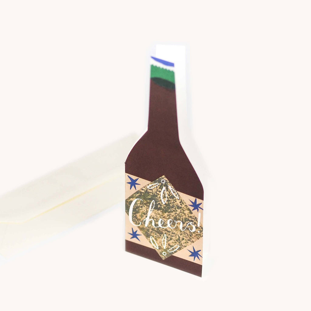 Cheers Bottle Shaped Card! - All Good Things