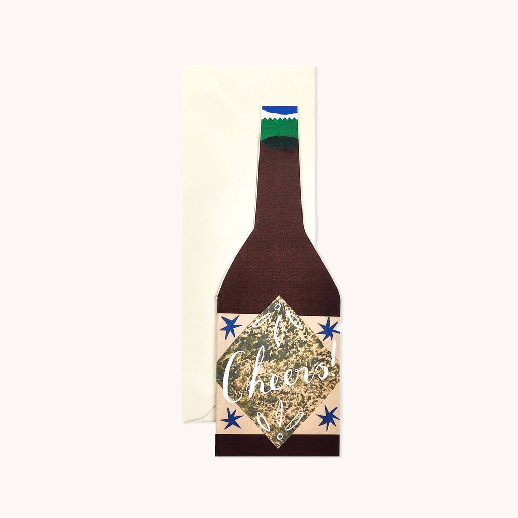 Cheers Beer Bottle Shaped Card! - All Good Things