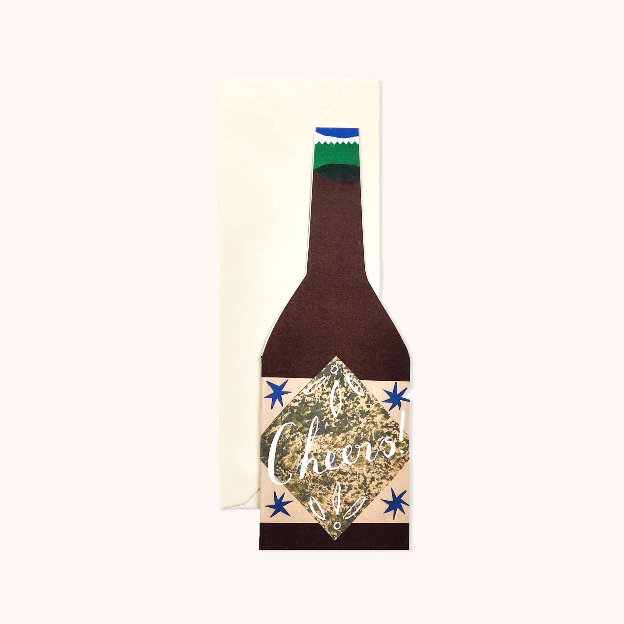 Cheers Beer Bottle Shaped Card! - All Good Things