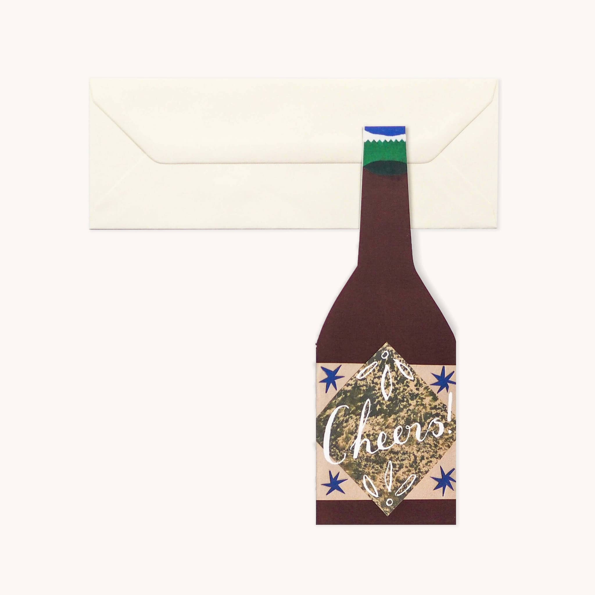 Cheers Bottle Shaped Card! - All Good Things