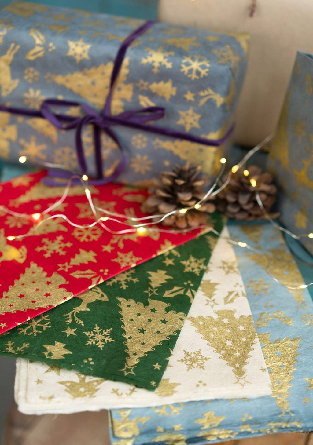 Christmas Lokta Paper Gift Wrap - All Good Things