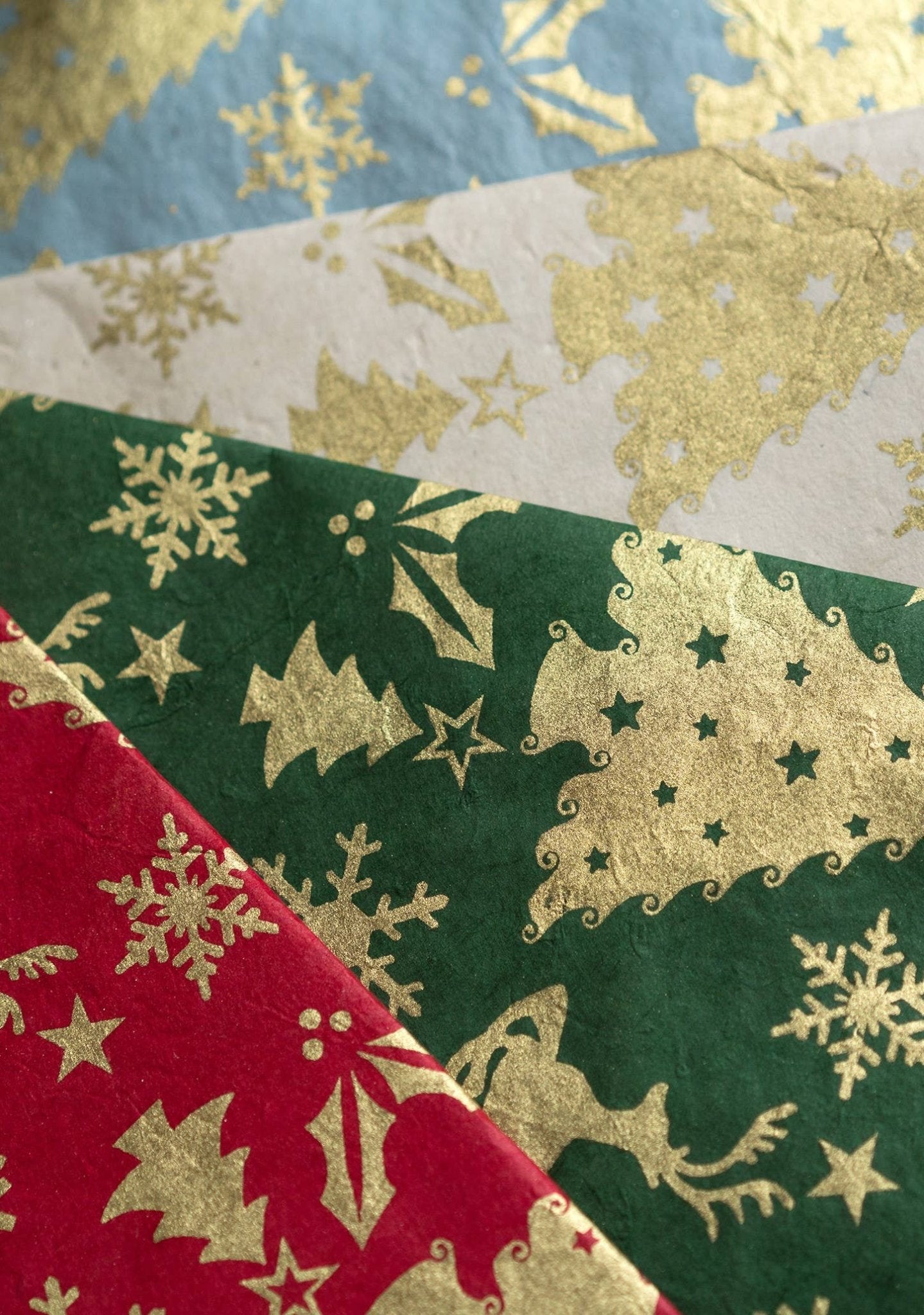 Christmas Lokta Paper Gift Wrap - All Good Things