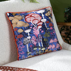 Cobalt Blue Mushroom Cushion - All Good Things