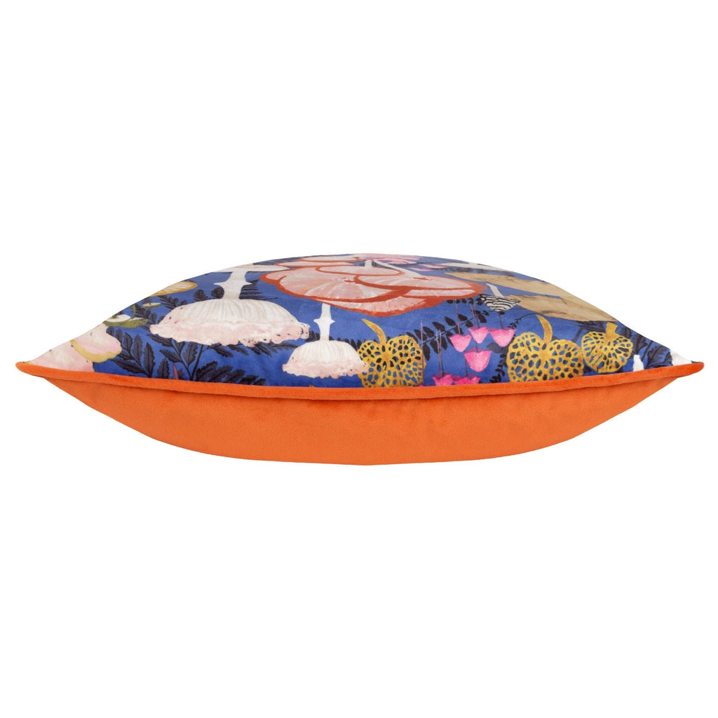 Cobalt Blue Mushroom Cushion - All Good Things