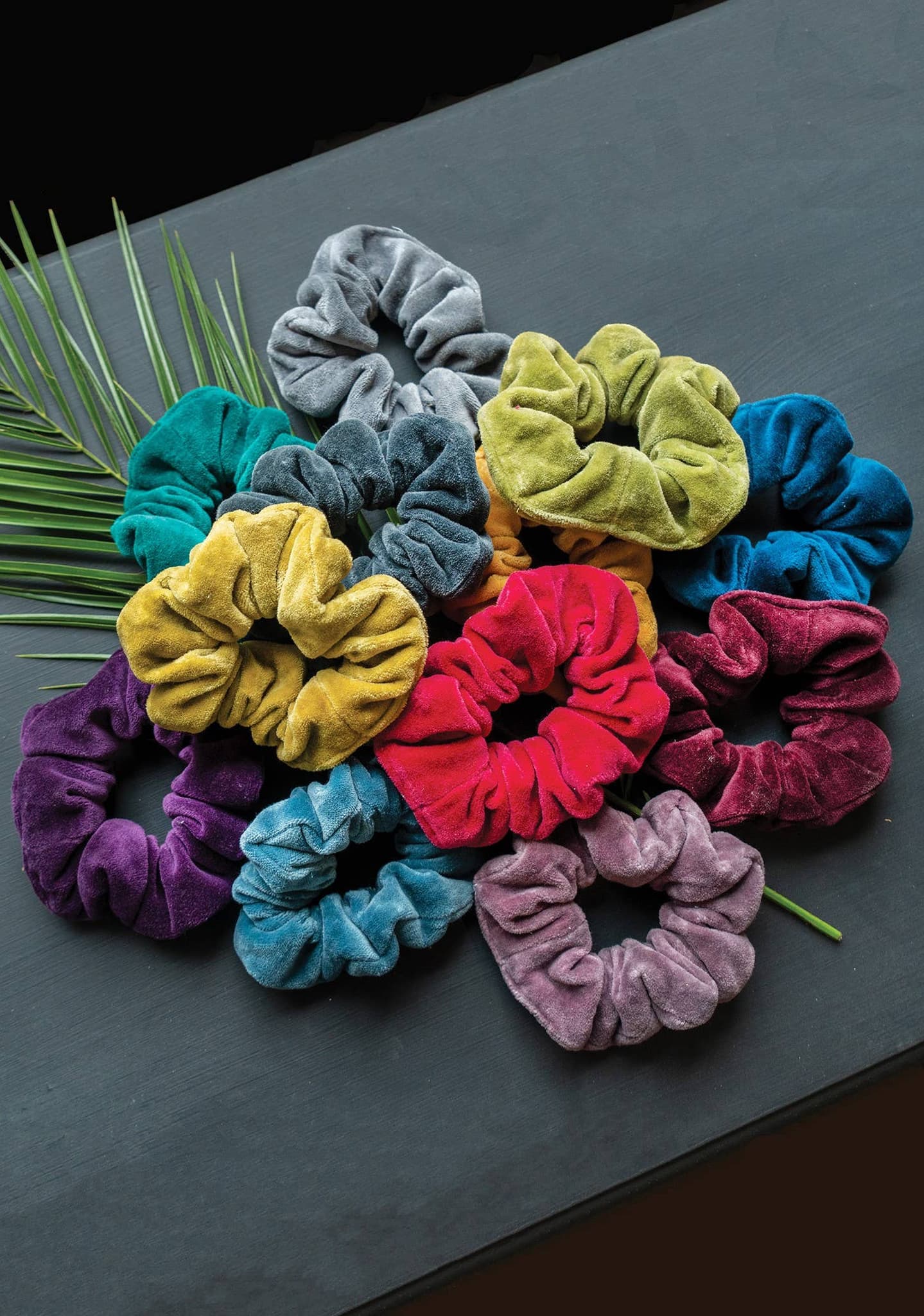 Cotton Velvet Cut Off Scrunchies - All Good Things