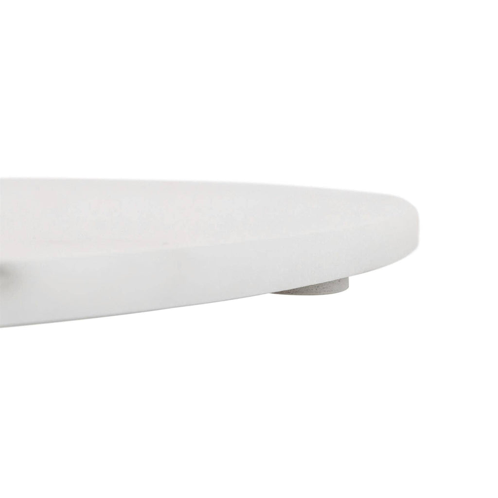 Round Marble Chopping Board - 30cm: White
