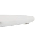 Round Marble Chopping Board - 30cm: White