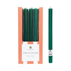 Dark Green Dinner Candles - All Good Things