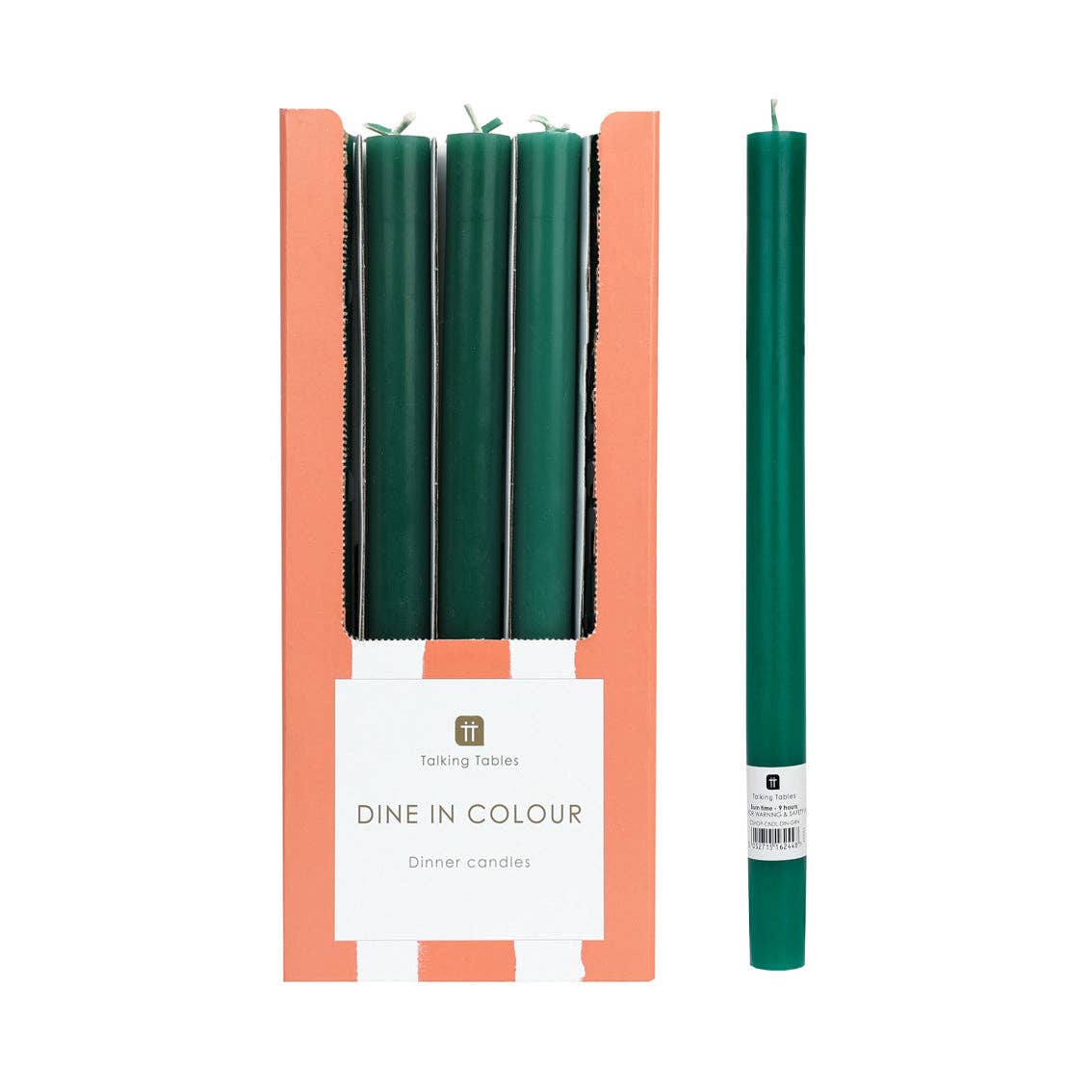 Dark Green Dinner Candles - All Good Things