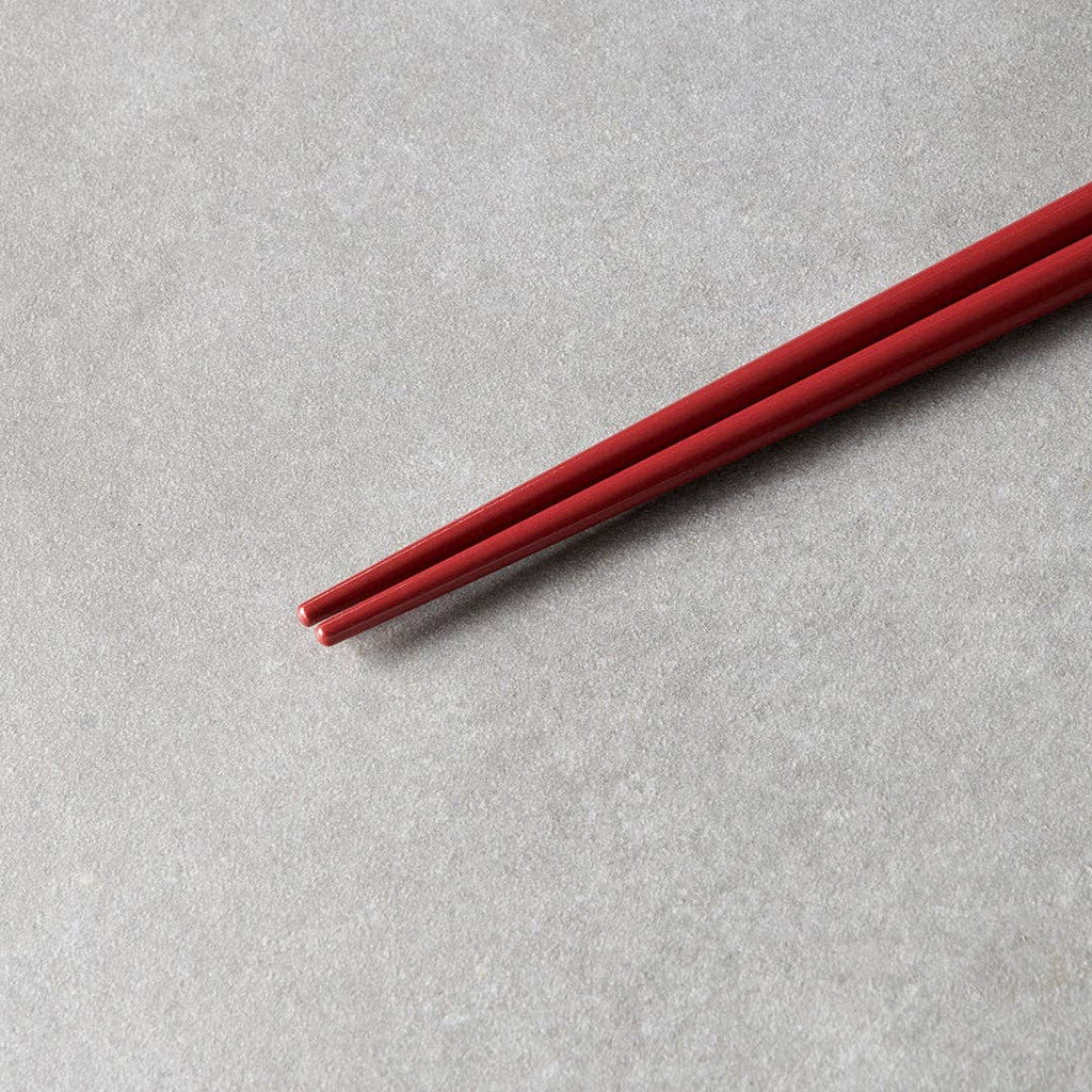 Dark red & white chopsticks 23cm: Default - All Good Things