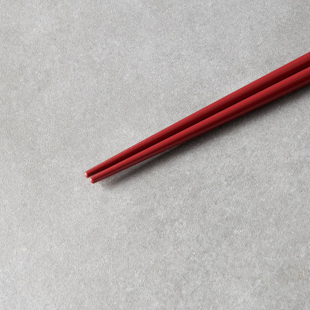 Dark red & white chopsticks 23cm: Default - All Good Things