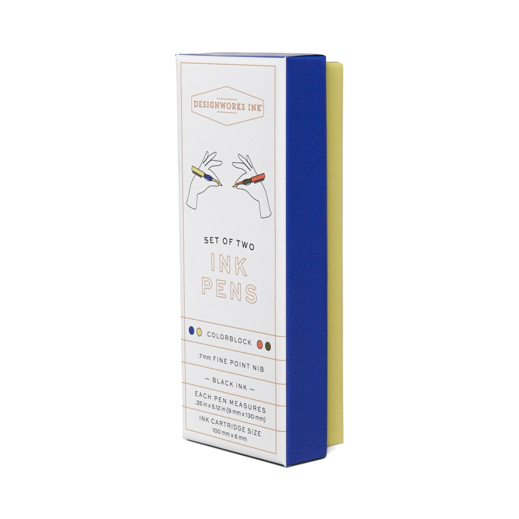 Designworks Ink Colour Block Pens - Cobalt & Green (Set 2) - All Good Things