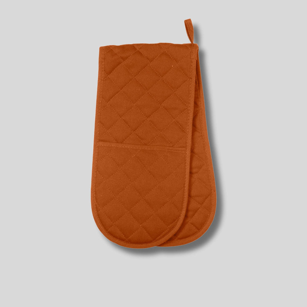 Love Colour Double Oven Gloves - Terracotta