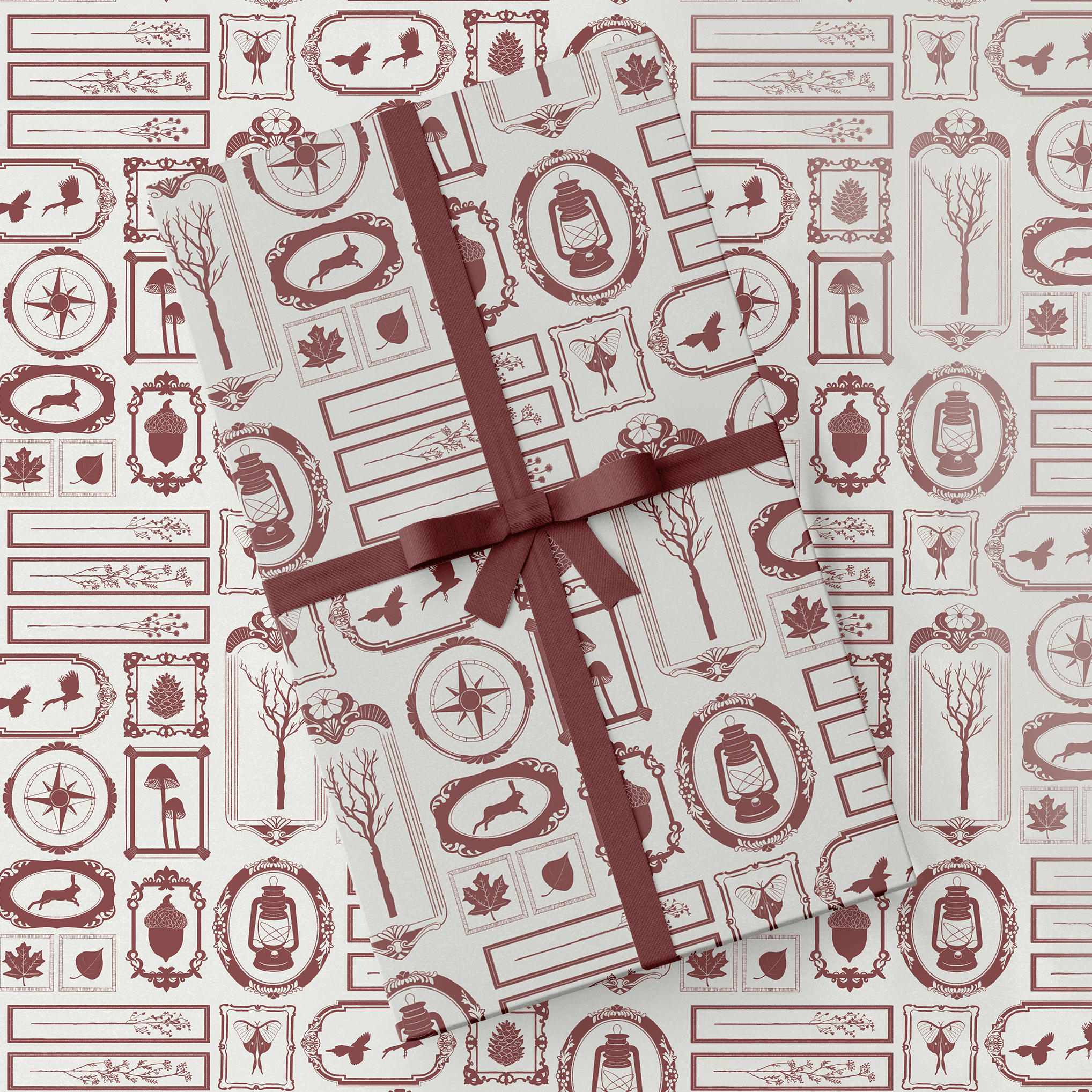 Exploration Frames - Illustrated Gift Wrap - All Good Things