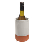 Sintra Glazed Terracotta Wine Cooler - Stone: Stone